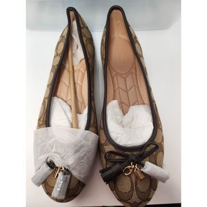 COACH Women's BENNI Signature Jacquard Ballet NWOT 9B